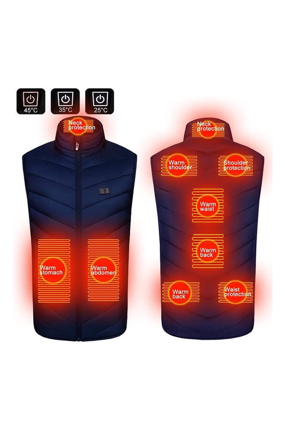 Jacket for Women 2022,Flash Picks Plus Size Heated Vest For Men And Women's Dual Control 9 Electric Jacket Winter Unisex