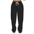 thumbnail image 1 of Patlollav Joggers for Womens Fleece Pants Casual Loose Sports Sweatpants Ankle Banded Trousers, 1 of 6