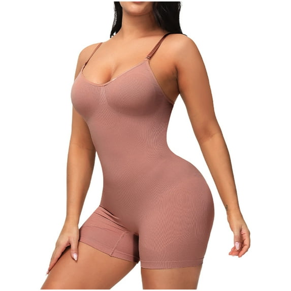 Patlollav Ladies One-Piece Body Shaper Abdominal Lifter Hip Shaper Underwear Stretch Slimming Body Corset