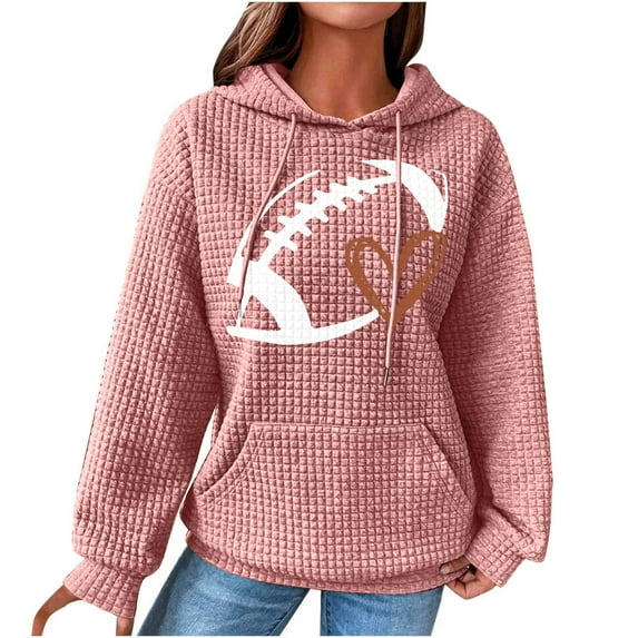 Patlollav Ladies Sweatshirts Tops,Womens Long Sleeve Plain Hoodies