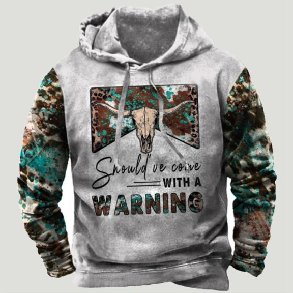 Patlollav Mens Fall/Winter Sweatshirts Comfortable Long Sleeve Hooded Cotton Tops M-3XL Gray XL