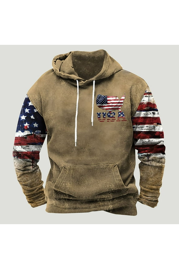 Mens Long Sleeve Sweatshirts,Fall/Winter Mens Long Sleeve Sweatshirts Comfortable Hooded Cotton Tops M-3XL