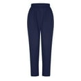 thumbnail image 1 of Patlollav Nursing Clothes Womens Scrubs Cargo Joggers Casual Comfort Trousers Moisture Wicking Long Pants, 1 of 6
