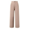 thumbnail image 1 of Patlollav Palazzo Trousers for Women Loose Casual Comfortable Solid Color Straight Leg Wide Leg Pants, 1 of 6