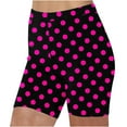 thumbnail image 1 of Patlollav Pants Stretch Sports Shorts for Women'S High Waist Summer Polka Dot Printed Bottoms Beach Shorts, 1 of 6