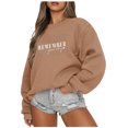 thumbnail image 1 of Patlollav Plus Size Clearance Ladies Sweatshirt Tops,Womens Casual Long Sleeve Round Neck Printed Blouse, 1 of 6