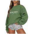 thumbnail image 1 of Patlollav Plus Size Clearance Ladies Sweatshirt Tops,Womens Casual Long Sleeve Round Neck Printed Blouse, 1 of 6