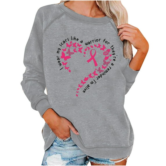 Patlollav Plus Size Women Print Sweatshirt Casual Long Sleeve Round Neck Tops Loose Shirts Blouse