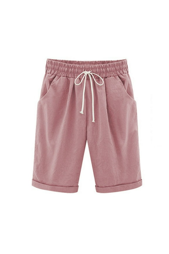 Plus Size Womens Shorts Summer Half Pants