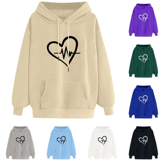 Patlollav Pntutb Women Long Sleeve Hooded Sweatshirts,Ladies Solid Turtleneck Tops