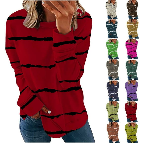 Patlollav Pntutb Women Long Sleeve Sweatshirts,Ladies Tunic Tops