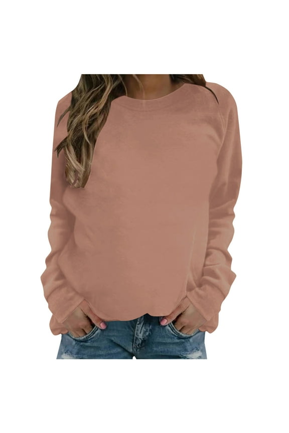 Pntutb Womens Pullover Tops Fashion Casual Print V-Neck Long Sleeve T Shirt