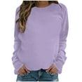thumbnail image 1 of Patlollav Pntutb Womens Pullover Tops Fashion Casual Print V-Neck Long Sleeve T Shirt, 1 of 6