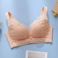 thumbnail image 1 of Patlollav Summer Bras,Push Up Bras for Women Plus Size Floral Lace Underwire Soft Cup Everyday Bra Lingerie, 1 of 3
