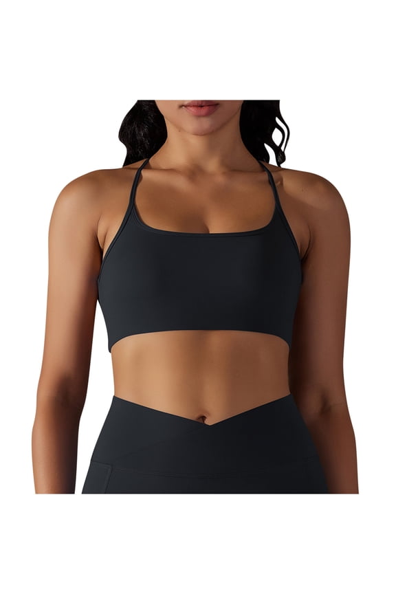 Patlollav Summer Bras,Womens Yoga Wear Bra Breathable Quick Drying Body Shaping Back Fitness Blazer