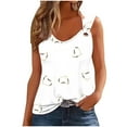 thumbnail image 1 of Patlollav Tank Top for Women Under $10.00, Sleeveless Tank Tops for Women Summer Camisoles Round Neck Printed Loose Fit Suspender Top, 1 of 6