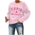 thumbnail image 1 of Patlollav Valentine's Day Womens Long Sleeve Top Sweater, 1 of 6