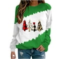 thumbnail image 1 of Patlollav Winter Fall Womens Christmas Sweatershirts Round Neck Long Sleeve Pullover, 1 of 6