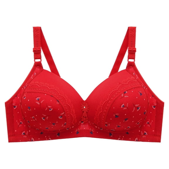 Patlollav Woman Plus Size Bras Comfortable Breathable Bra Lingerie