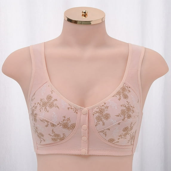 Patlollav Womans Comfortable Lace Breathable Bras Underwear No Rims Thin Section Full Cup Daily Bra