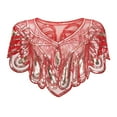 thumbnail image 1 of Patlollav Women 1920S Shawl Beaded Sequin Deco Evening Cape Bolero Flapper Cover Up, 1 of 5