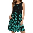 thumbnail image 1 of Patlollav Women Casual Loose Summer Printed Dresses Round Neck Sleeveless Vest Dress, 1 of 6