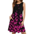 thumbnail image 1 of Patlollav Women Casual Loose Summer Printed Dresses Round Neck Sleeveless Vest Dress, 1 of 6