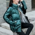 thumbnail image 1 of Patlollav Women Coats Plus Size Zipper Long Sleeve Warm Jackets Coat, 1 of 6