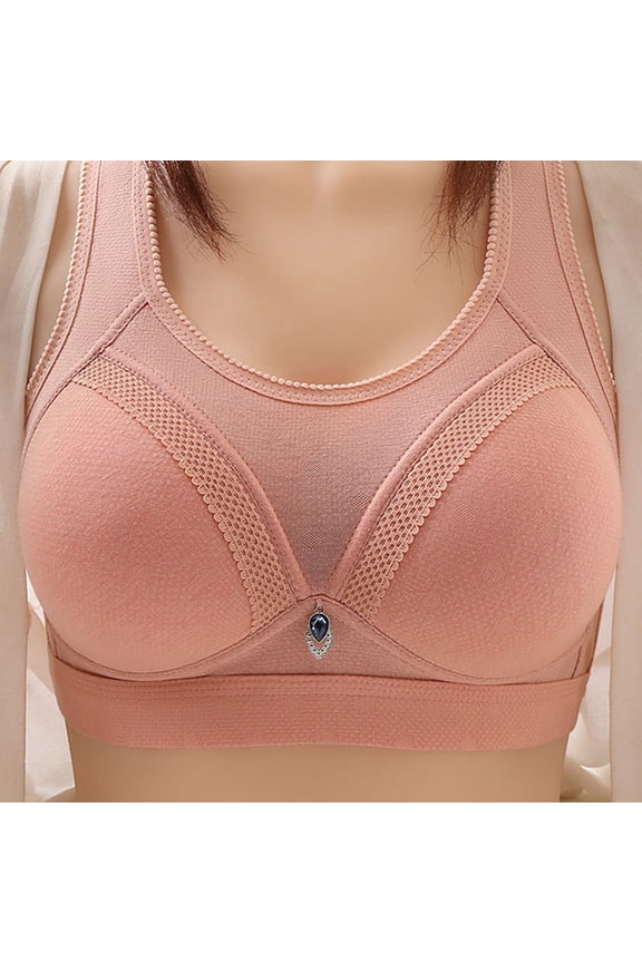 Women Comfortable Lace Breathable Bra Underwear No Rims