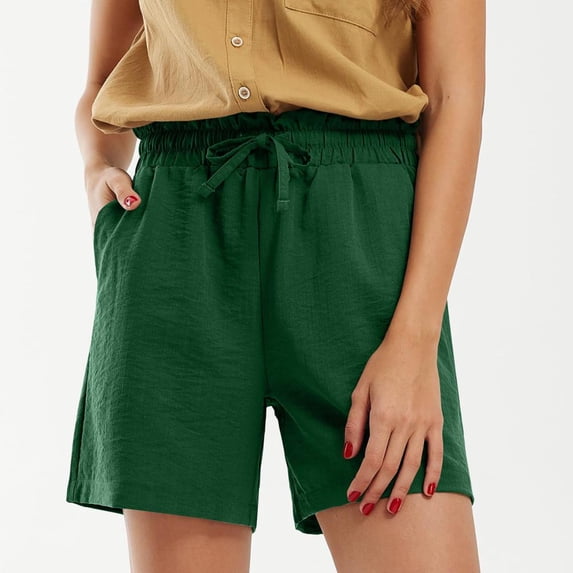 Patlollav Women'S Casual Shorts Pants Drawstring Elastic Waist Shorts Summer Sports Shorts with Pockets