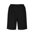 thumbnail image 1 of Patlollav Women'S Summer Linen Shorts Elastic Waist Casual Wide Leg Bermuda Shorts Plus Size Pants, 1 of 6
