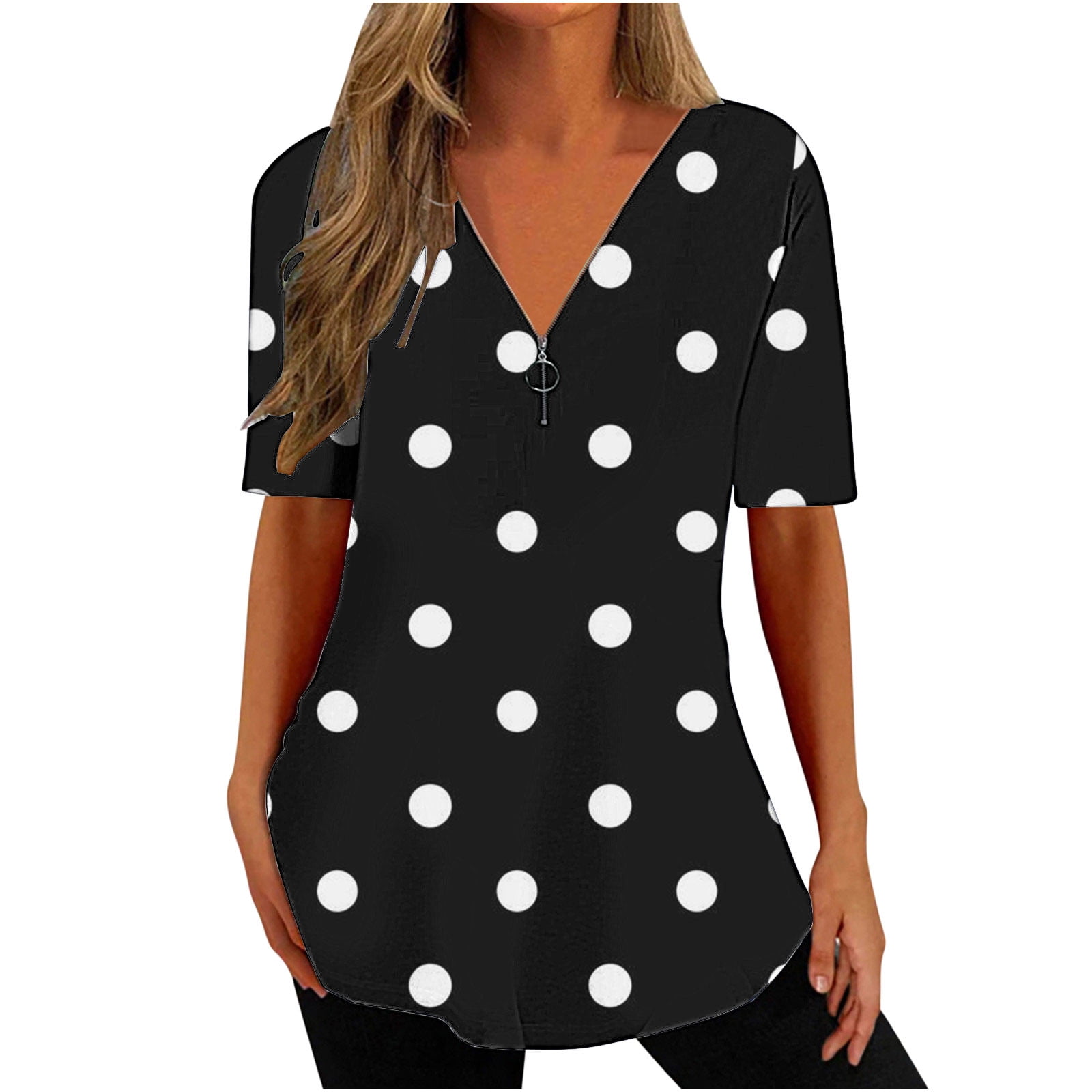 Patlollav Women Tees Under $10,Summer Tops for Women's New Spring