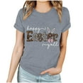 thumbnail image 1 of Patlollav Women Tshirts Under $10, Easter Womens Tops Short Sleeve Colorful Print Round Neck Casual Summer Shirts, 1 of 6