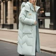 thumbnail image 1 of Patlollav Women's Fall Winter Long Sleeve Warm Cotton Jacket Parkas Bread, 1 of 6