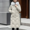 thumbnail image 1 of Patlollav Women's Long Winter Puffer Coat Warm Maxi Down Jacket Parkas, 1 of 6