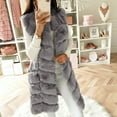thumbnail image 1 of Patlollav Women's Sleeveless Waistcoat Plush Jacket Coat Vest, 1 of 6