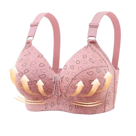 Patlollav Womens Bras,Woman Underwear Ladies Traceless Adjustable Shoulder Strap No Steel Ring Comfortable Bra