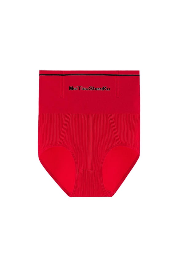 Womens Comfortable Solid Color High Waist Tight Waist Lifting Hip Shaping Flat Angle Bottom Pants