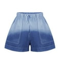 thumbnail image 1 of Patlollav Womens Comfy Summer Tie-Dye Shorts Drawstring Elastic Waist Pockets Casual Pants, 1 of 6