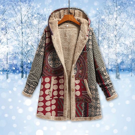 Patlollav Womens Cotton and Linen Hoodies Fall Winter Fleece Jacket Sweatshirts