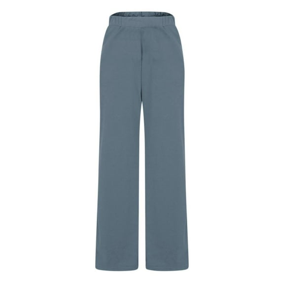 Patlollav Womens Cropped Pants Summer Beach Pants Crop Wide Leg Pants Loose Yoga Trousers with Pockets