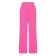 thumbnail image 1 of Patlollav Womens Cropped Pants Summer Beach Pants Crop Wide Leg Pants Loose Yoga Trousers with Pockets, 1 of 6