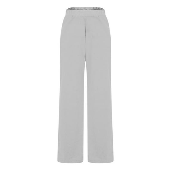 Patlollav Womens Cropped Pants Summer Beach Pants Crop Wide Leg Pants Loose Yoga Trousers with Pockets