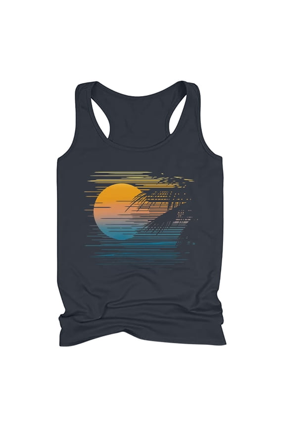 Womens Drinking Tank Tops Summer Funny Graphic Racerback Tanks Vest Sayings Blouse