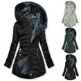 thumbnail image 1 of Patlollav Womens Fleece Jackets Plus Size Winter Warm Cotton Outwear Coat, 1 of 6