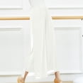 thumbnail image 1 of Patlollav Womens Loose Long Pants Solid Color Breathable Casual Straight Leg Wide Leg Pants Yoga Leggings, 1 of 6