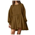 thumbnail image 1 of Patlollav Womens Over Sized Sweatshirt Dresses,Ladies Long Sleeve Dress, 1 of 6