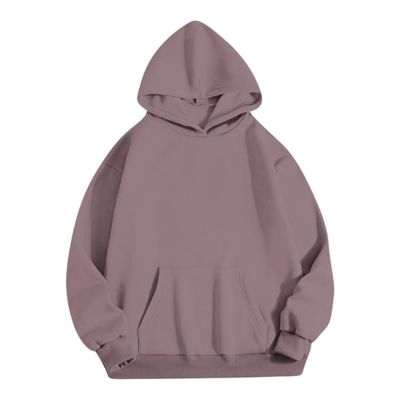 Patlollav Womens Oversized Hoodies Casual Long Sleeve Fleece Sweatshirts Pullover Sweaters Teen Girls Preppy Tops Clothes