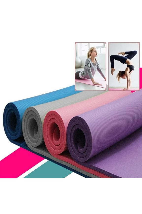 Small Yoga Mat 15Mm Thick Anti-Skid Sports Fitness Mat Home Gym Floor Gymnastics Workout Mats