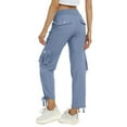 thumbnail image 1 of Patlollav Womens Pants with Pockets Loose Casual Pants Dressy Lightweight Ladies Baggy Cargo Pants for Hiking, 1 of 6
